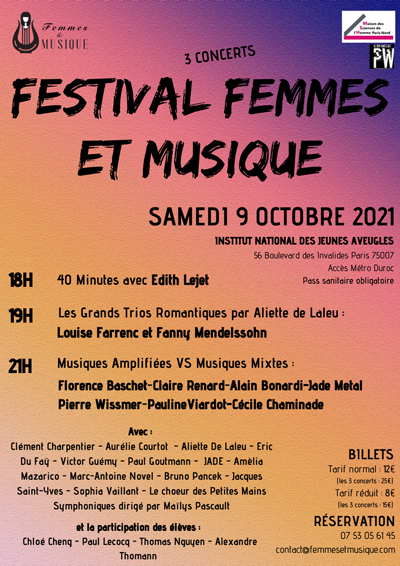 Affiche Festival Femmes Musique